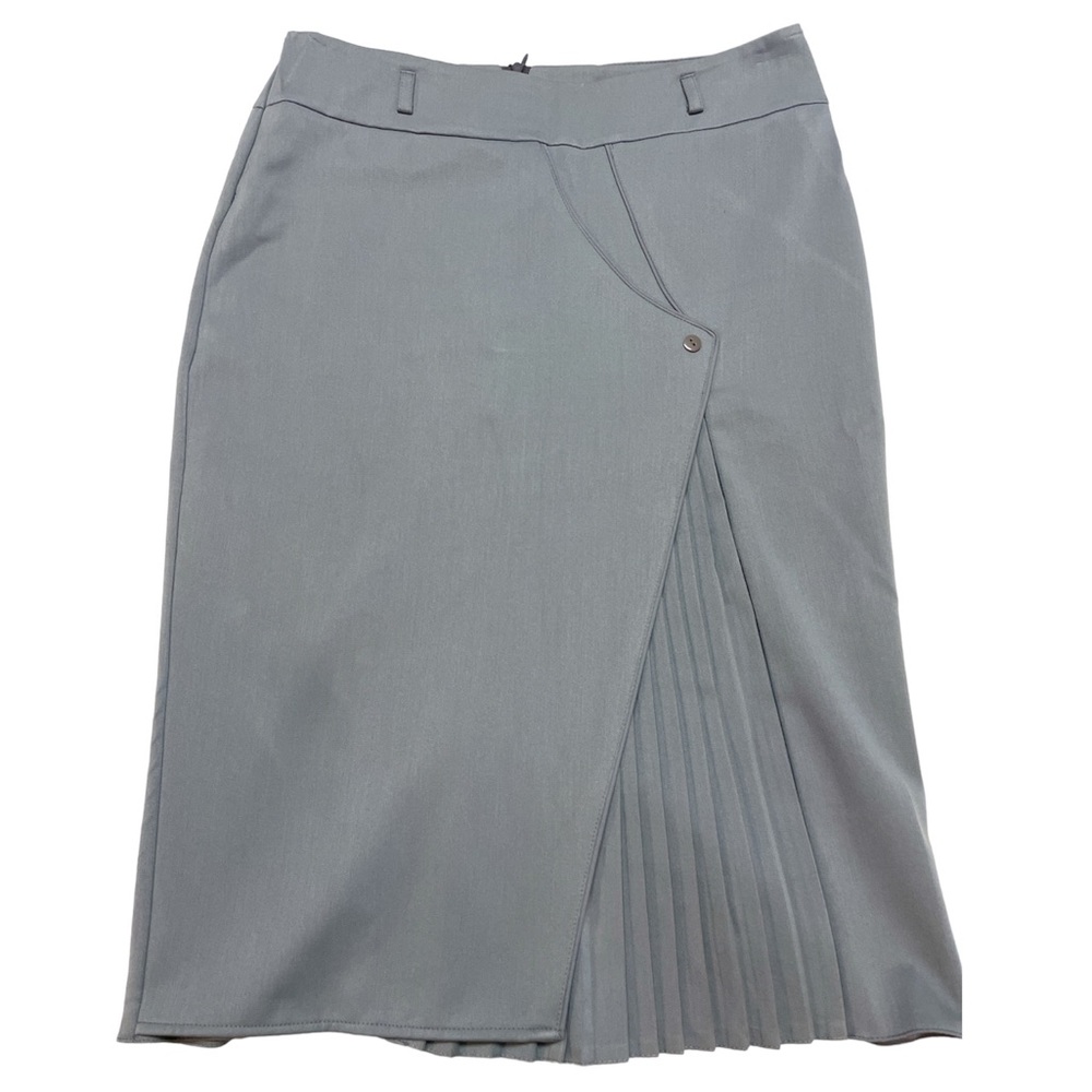 Eydis Dress Skirt with Pleated Details-Gray